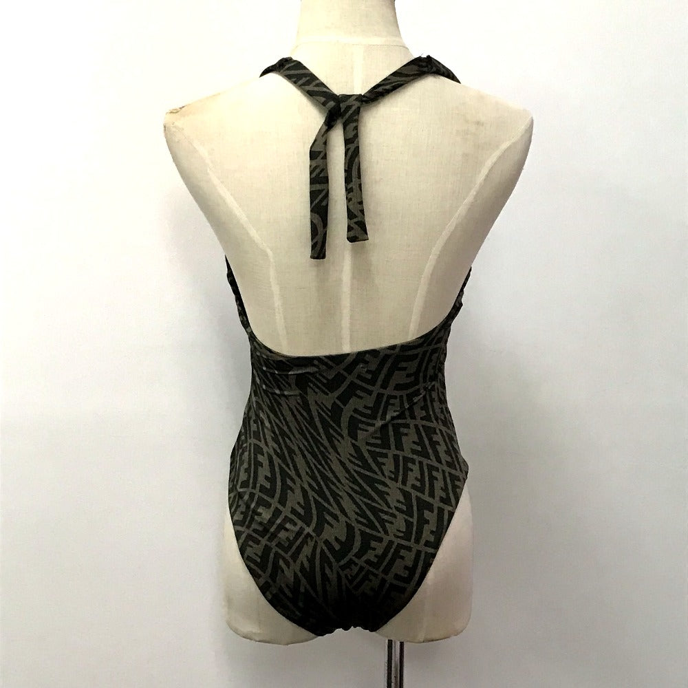 FENDI Apparel Zucca Swimwear Swimsuit Swimsuit Polyurethane Women's Brown