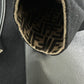 Fendi FF8581 Zucca Corak Pakaian Pakaian Sutera Pakaian Long Long Wool Wool Wool's Brown
