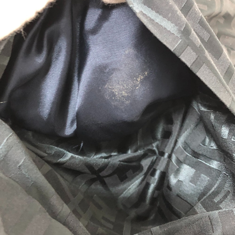 FENDI Zucca Pattern Apparel Outer Jacket FF Button Double Button Nylon Jacket Nylon Women's Blue