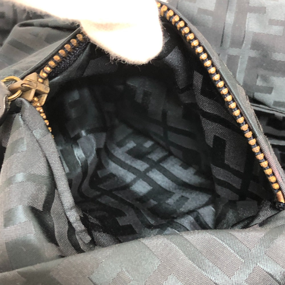 FENDI Zucca Pattern Apparel Outer Jacket FF Button Double Button Nylon Jacket Nylon Women's Blue