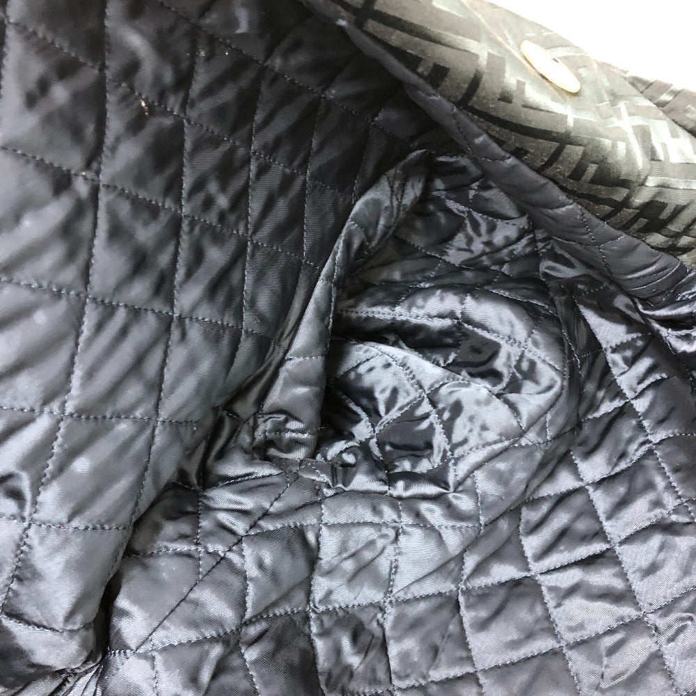 FENDI Zucca Pattern Apparel Outer Jacket FF Button Double Button Nylon Jacket Nylon Women's Blue