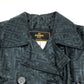 FENDI Zucca Pattern Apparel Outer Jacket FF Button Double Button Nylon Jacket Nylon Women's Blue