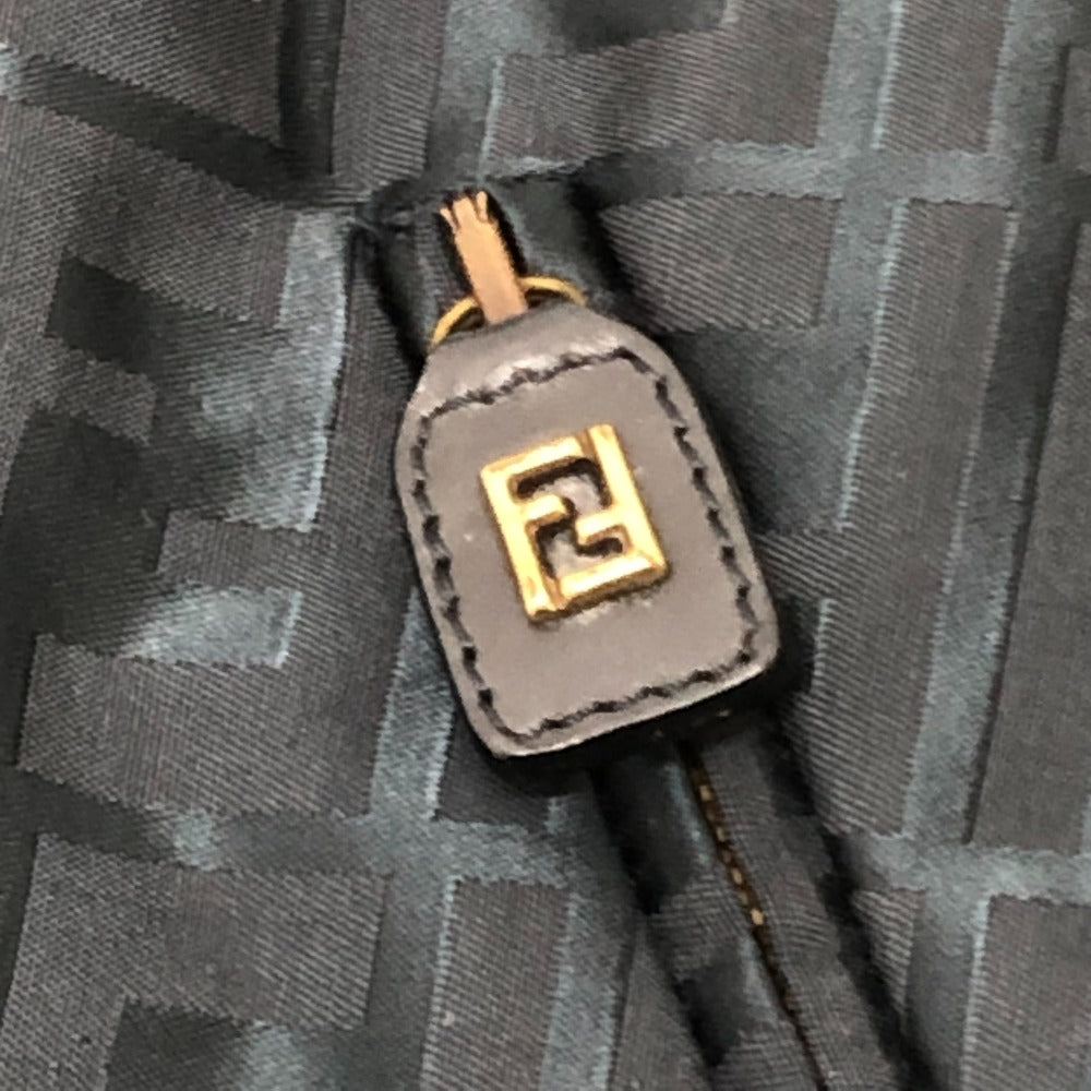 FENDI Zucca Pattern Apparel Outer Jacket FF Button Double Button Nylon Jacket Nylon Women's Blue