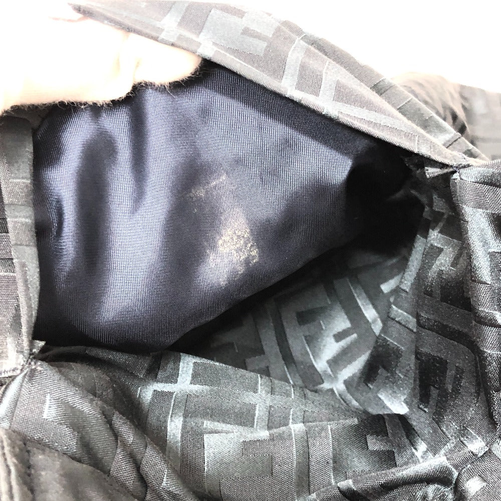 FENDI Zucca Pattern Apparel Outer Jacket FF Button Double Button Nylon Jacket Nylon Women's Blue