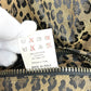 FENDI Leopard Reversible Hood Apparel Jacket Polyester Women's Brown