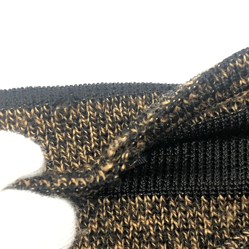 FENDI ペカン柄 ヴィンテージ アパレル トップス ニット FFロゴ セーター ビスコース レディース ブラウン