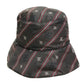 FENDI FXQ801 Karligraphy Bucket Hat, Bob Hat, Fashion Accessory, Nylon, Unisex, Brown