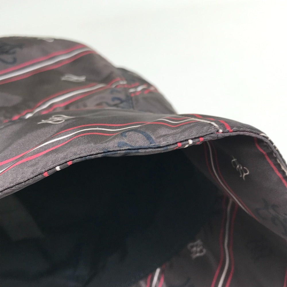 FENDI FXQ801 Karligraphy Bucket Hat, Bob Hat, Fashion Accessory, Nylon, Unisex, Brown