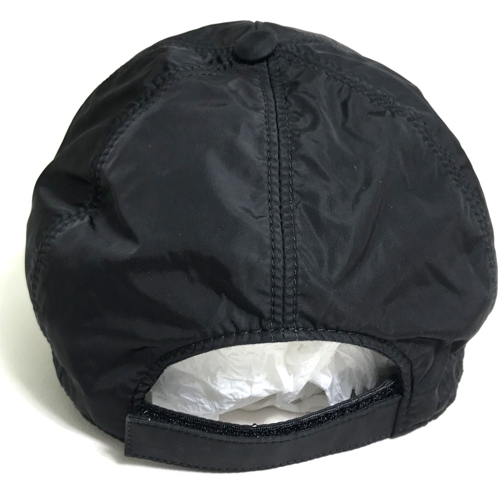 FENDI FXQ768 Logo Baseball Cap, Nylon, Unisex, Black