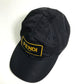 FENDI FXQ768 Logo Baseball Cap, Nylon, Unisex, Black