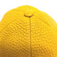 FENDI FXQ768 Logo Cap Leather Men's Yellow