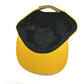 FENDI FXQ768 Logo Cap Leather Men's Yellow