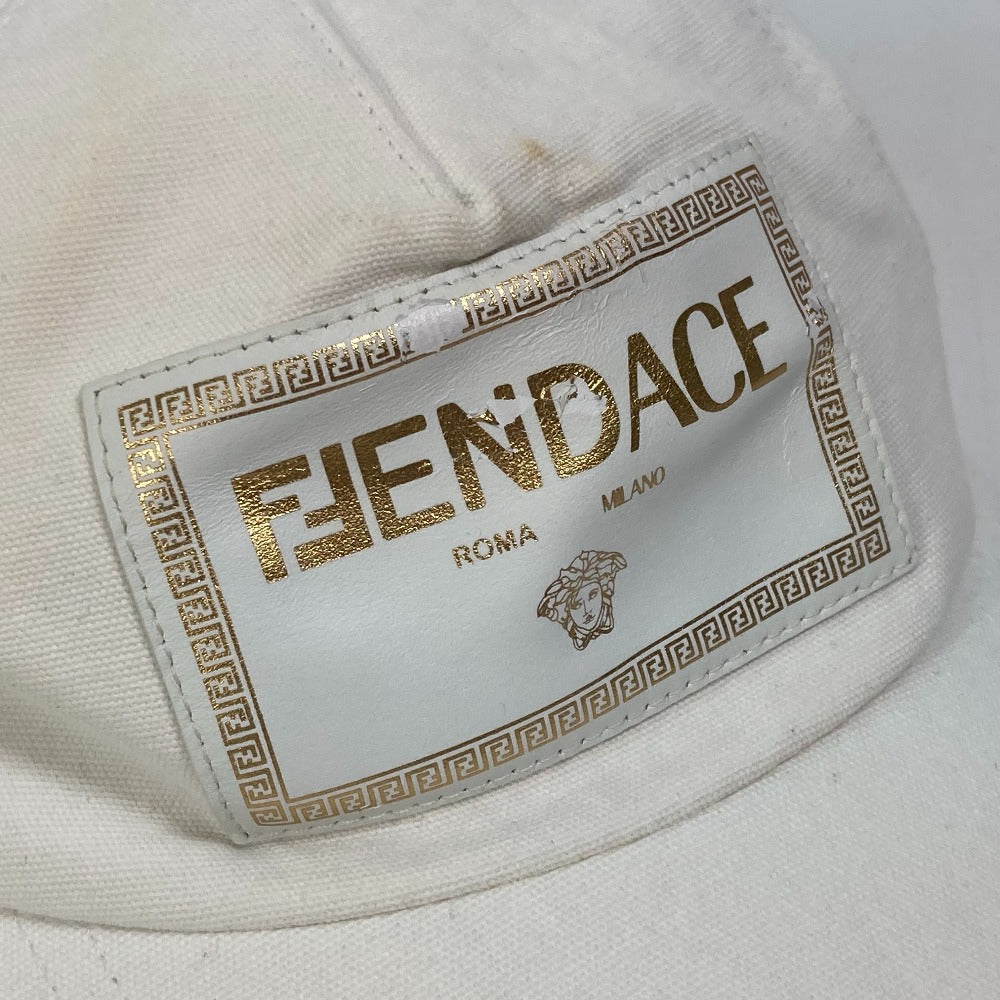 FENDI FXQ768 ヴェルサーチ コラボ VERSACE フェンダーチェ FENDACE 帽子 キャップ帽 ベースボール キャップ コットン  レディース | brandshop-reference