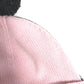 FENDI FXQ056 Two-Tone Logo Pom-Pom Beanie Hat, Knit Cap, Wool, Women's, Pink