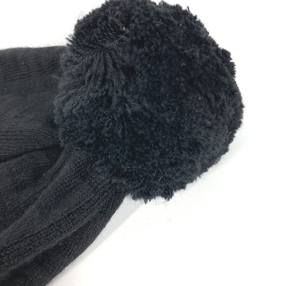 FENDI ロゴ ポンポン ビーニー 帽子 ニット帽 ニットキャップ ニット帽 ウール レディース - brandshop-reference