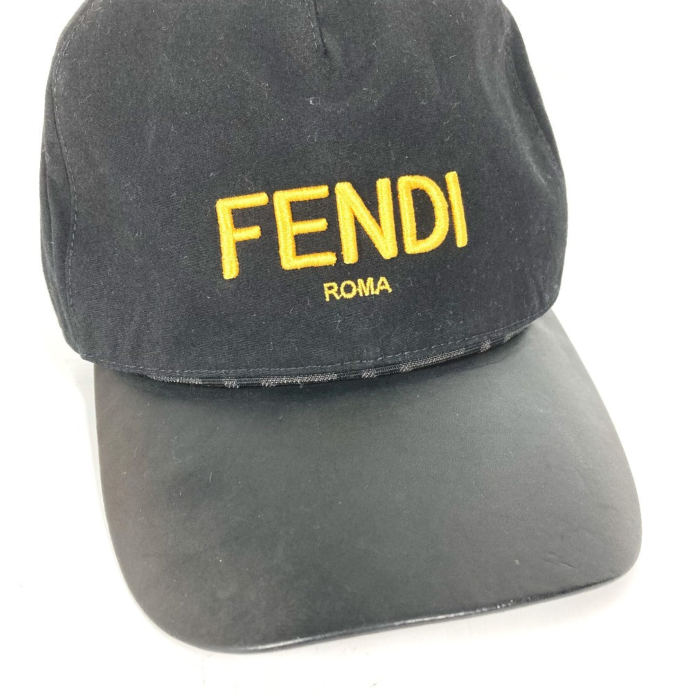 FENDI FXQ771 帽子 キャップ帽 ベースボール ロゴ ズッカ 2WAY キャップ ナイロン メンズ
