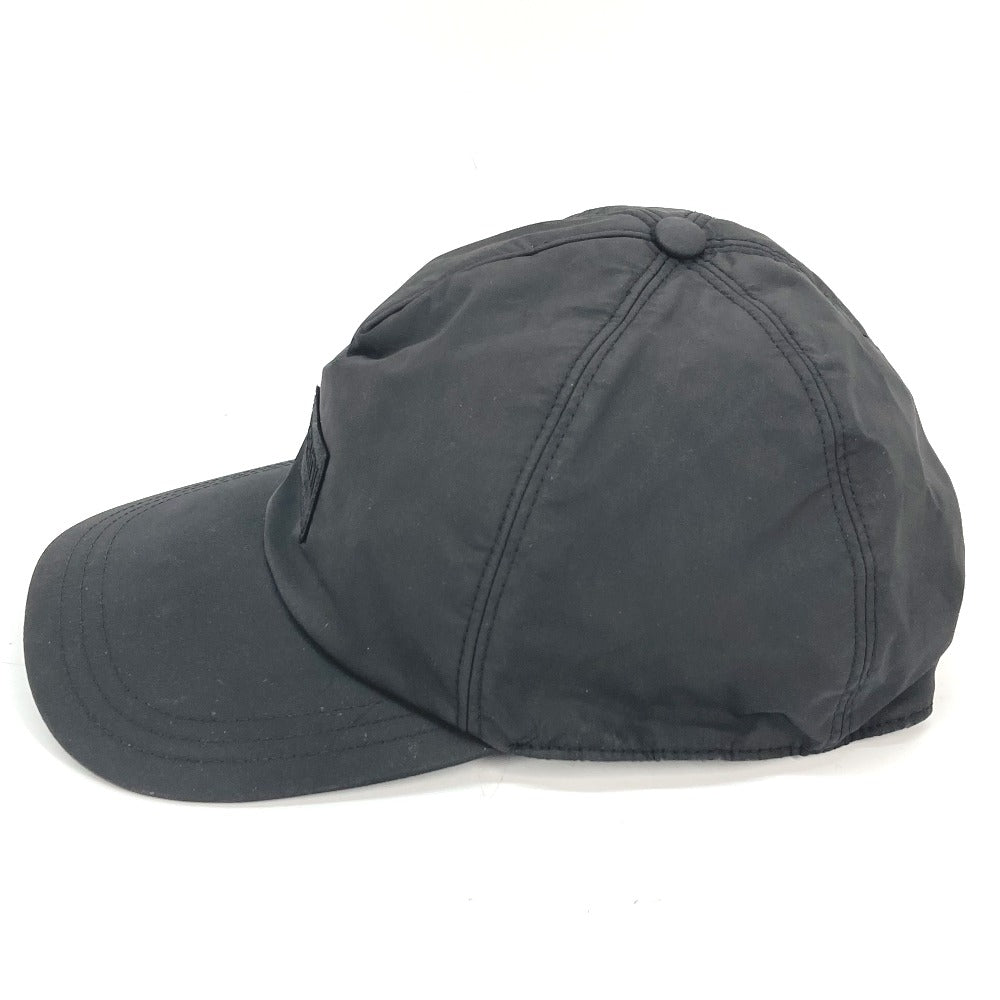 FENDI FXQ788 Logo Hat/Cap/Baseball Cap/Nylon/Men's Black