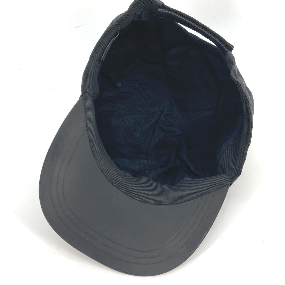 FENDI FXQ788 Logo Hat/Cap/Baseball Cap/Nylon/Men's Black
