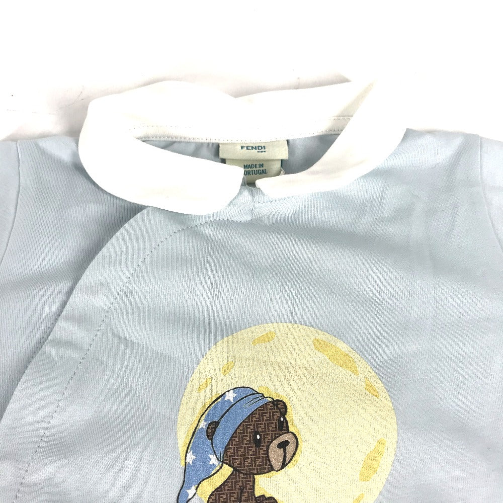 FENDI BUK114 ベビー BABY 赤ちゃん 帽子 ズッカ ベア ロンパース＆ニット帽セット テディベア セット 服 トップス ニット帽 コットン キッズ