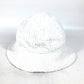 FENDI FXQ982 Marc Jacobs Zucca Logo Bucket Hat, Bob Hat, Pile Hat, Cotton, Women's, White