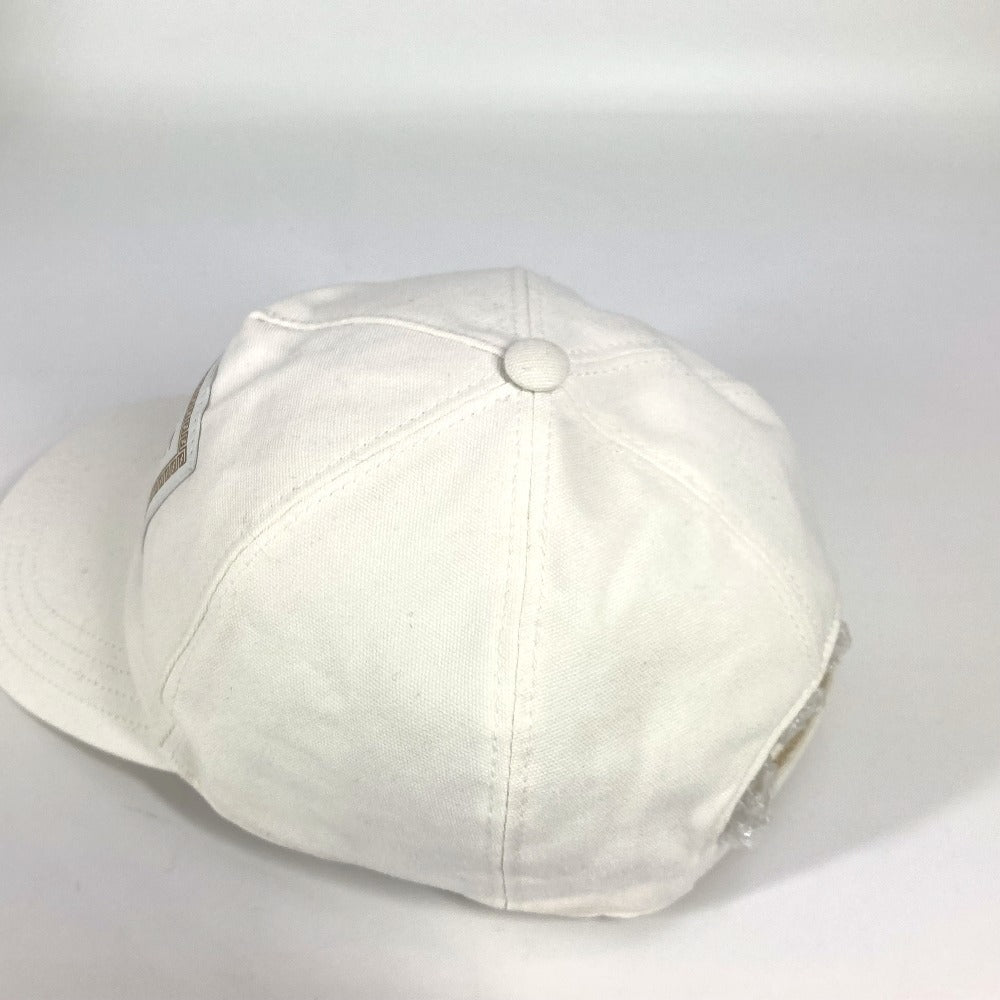 FENDI FXQ768 ヴェルサーチ コラボ versace フェンダーチェ fendace 帽子 キャップ帽 ベースボール キャップ コットン ユニセックス ホワイト - brandshop-reference