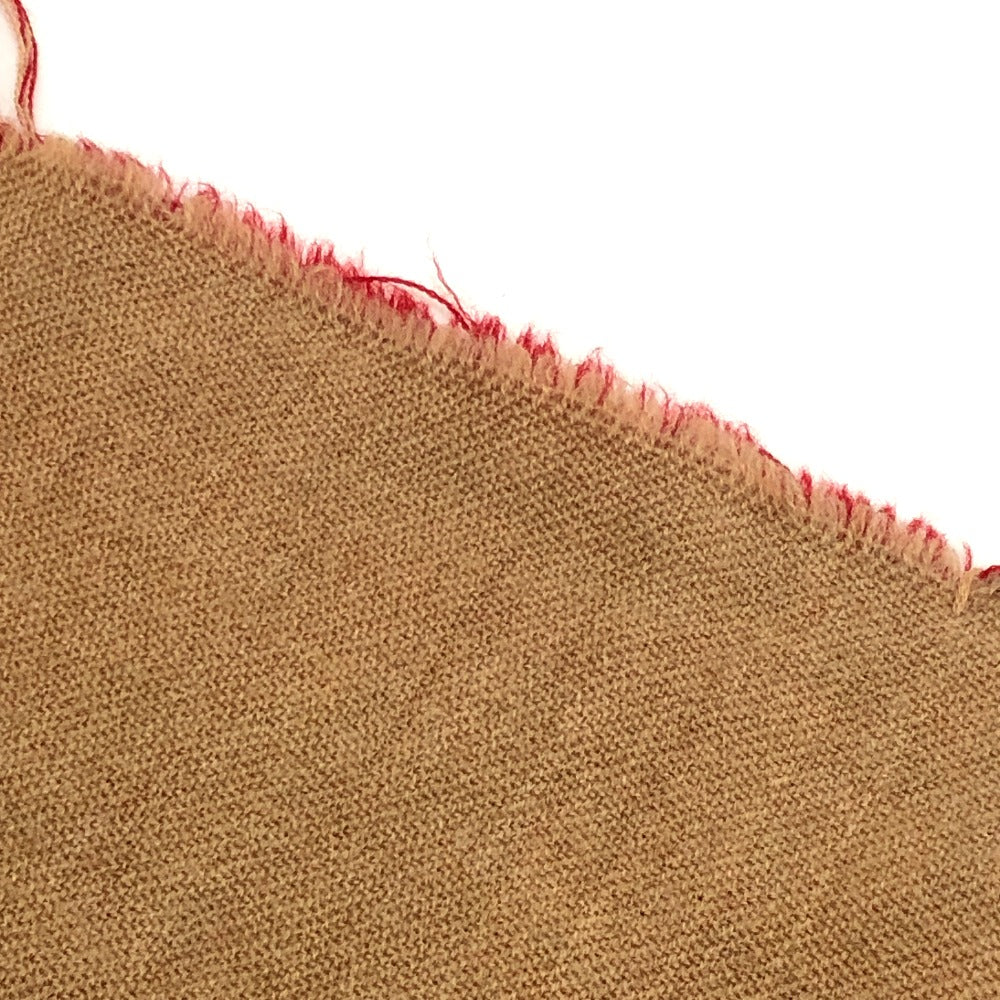 FENDI ズッカ柄 ファッション小物 防寒具 ストール リバーシブル マフラー ウール レディース レッド