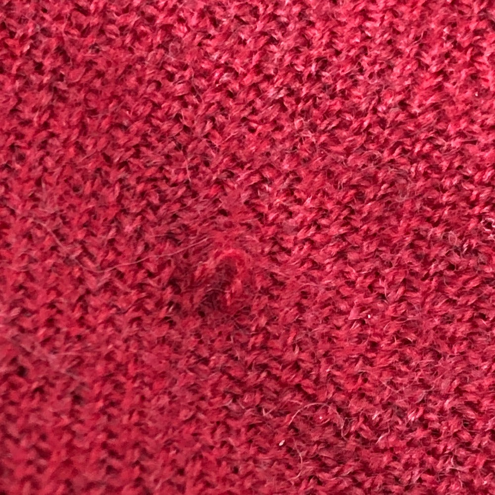 FENDI ズッカ柄 ファッション小物 防寒具 ストール リバーシブル マフラー ウール レディース レッド