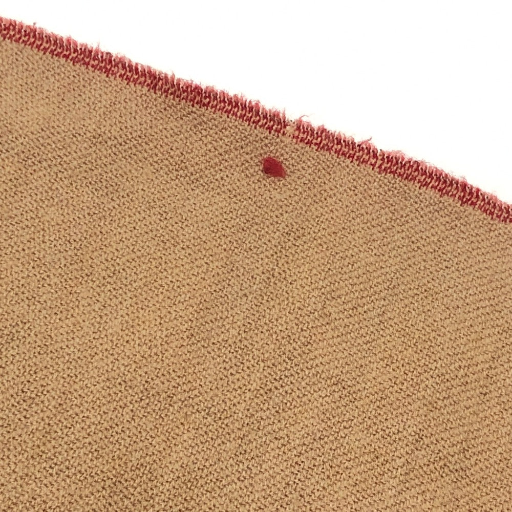 FENDI ズッカ柄 ファッション小物 防寒具 ストール リバーシブル マフラー ウール レディース レッド