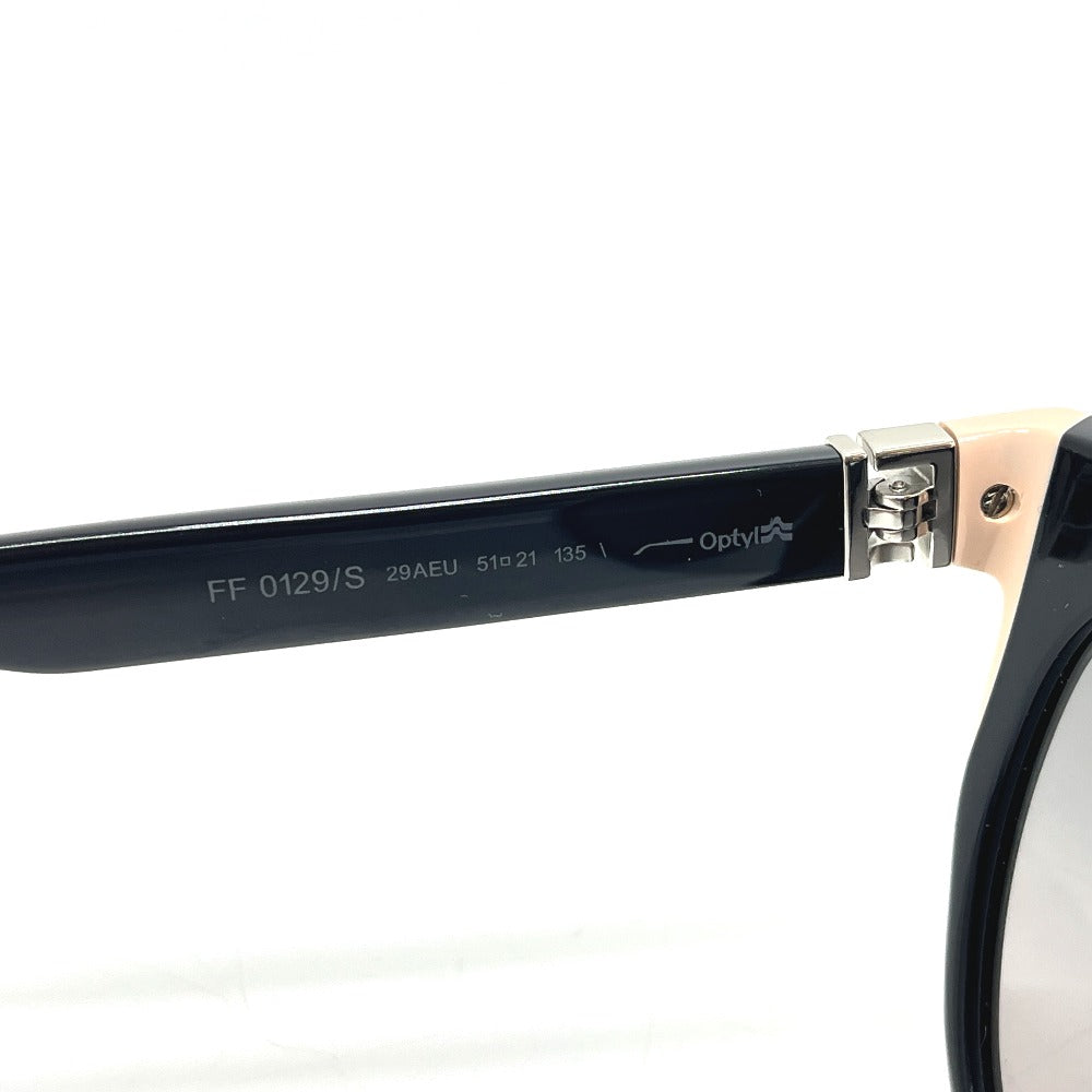 FENDI FF0129 FF アイウェア サングラス プラスチック レディース ブラック