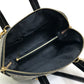 FENDI enamel Chameleon bag, 2-way shoulder bag/handbag, canvas/patent leather, women's, black