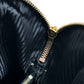 FENDI enamel Chameleon bag, 2-way shoulder bag/handbag, canvas/patent leather, women's, black