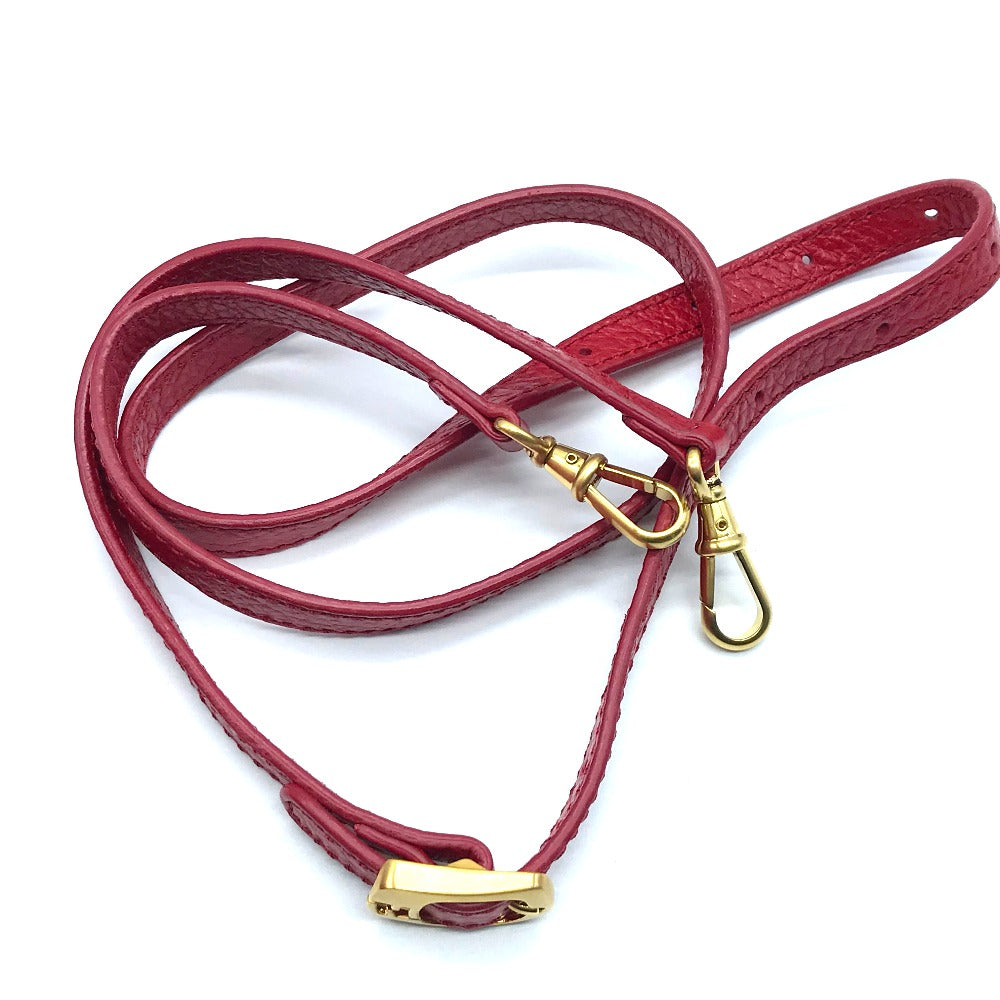 FENDI 8BL114 Mini Boston Bag, Chameleon Design, 2-Way Shoulder Bag, Crossbody Bag, Handbag, Leather, Women's, Red
