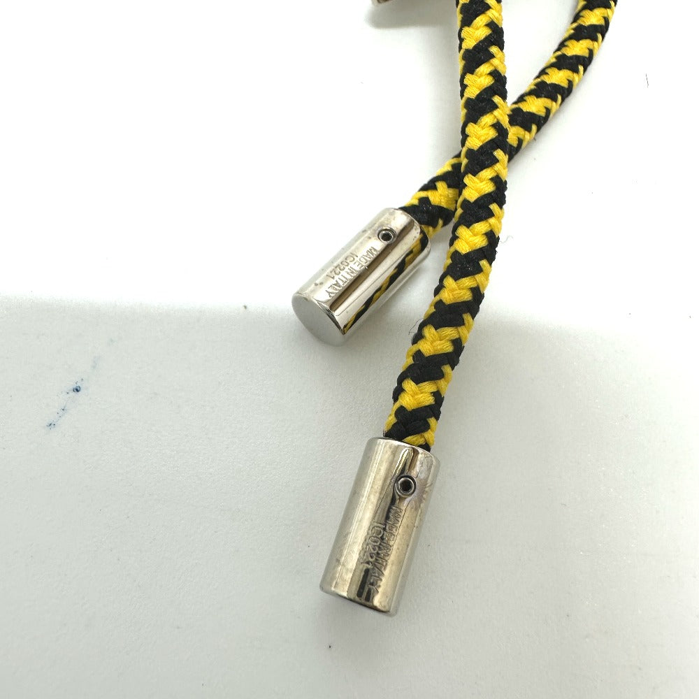 FENDI FFヴァーティゴ チョーカー アクセサリー ネックレス レザー メンズ ブラック