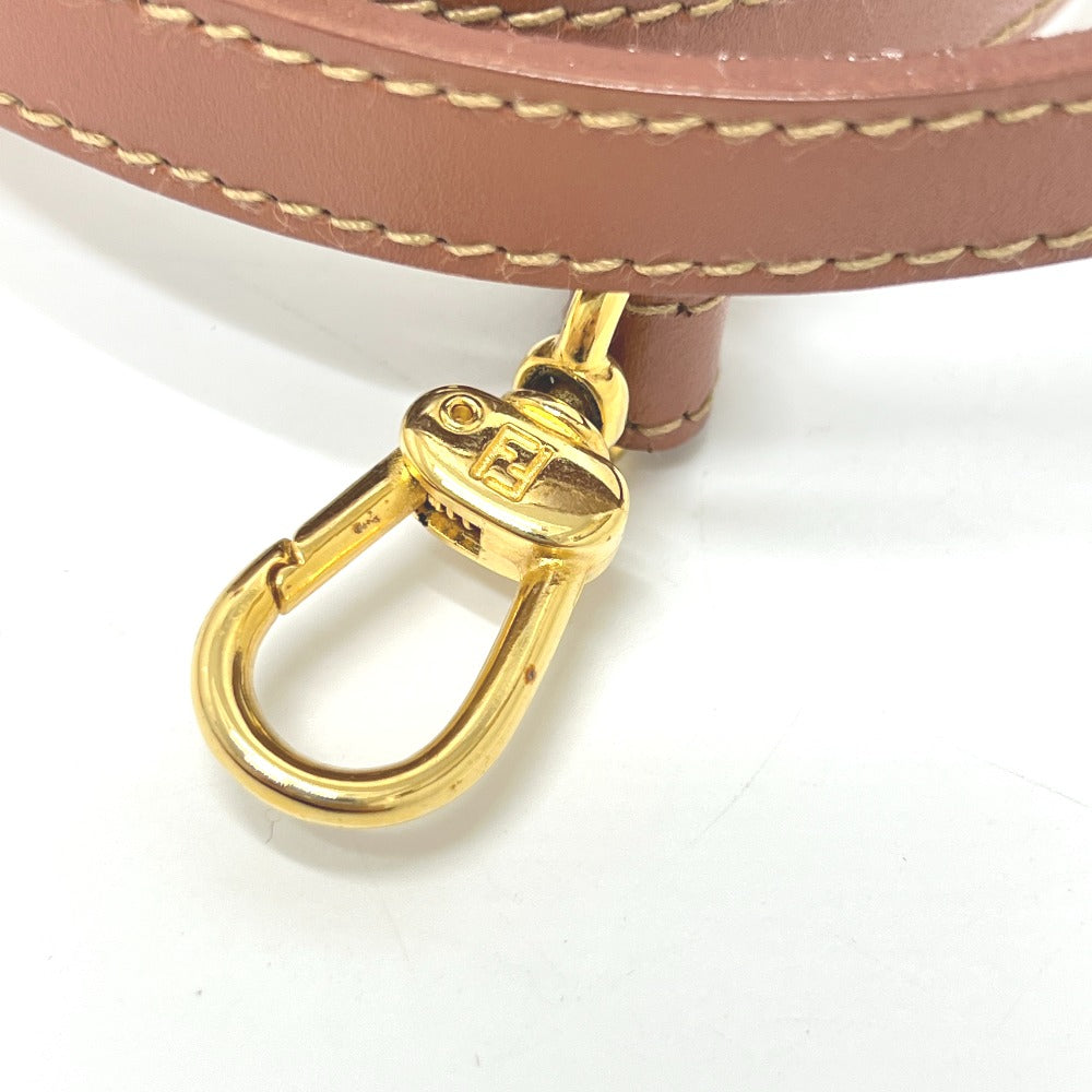 FENDI Pekan Bowling 2WAY Bag Shoulder Bag Crossbody Handbag PVC Women's Brown