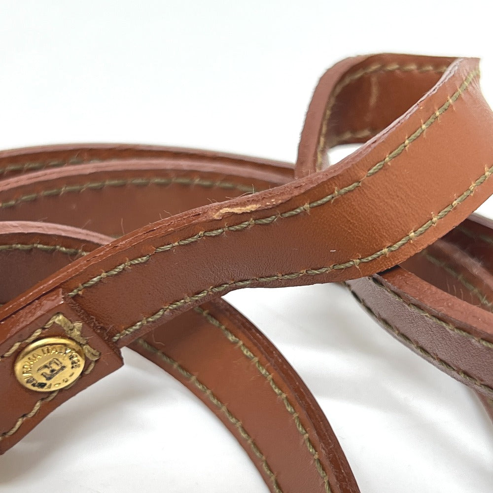 FENDI Pekan Bowling 2WAY Bag Shoulder Bag Crossbody Handbag PVC Women's Brown