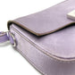 FENDI 7AS142 バゲット スマートフォンポーチ 2WAY ミニバッグ カバン バッグ ショルダーバッグ サテン レディース パープル