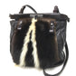 FENDI 8BT161 Peekaboo Fur Bag, Shoulder Bag, Fur, Women's, Dark Brown