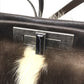 FENDI 8BT161 Peekaboo Fur Bag, Shoulder Bag, Fur, Women's, Dark Brown