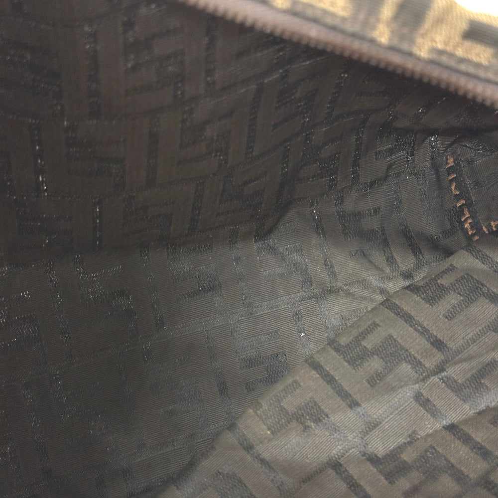 FENDI Zucca Pattern Multi Case All Over Pattern Accessory Case Pouch Canvas/Leather Women's Brown