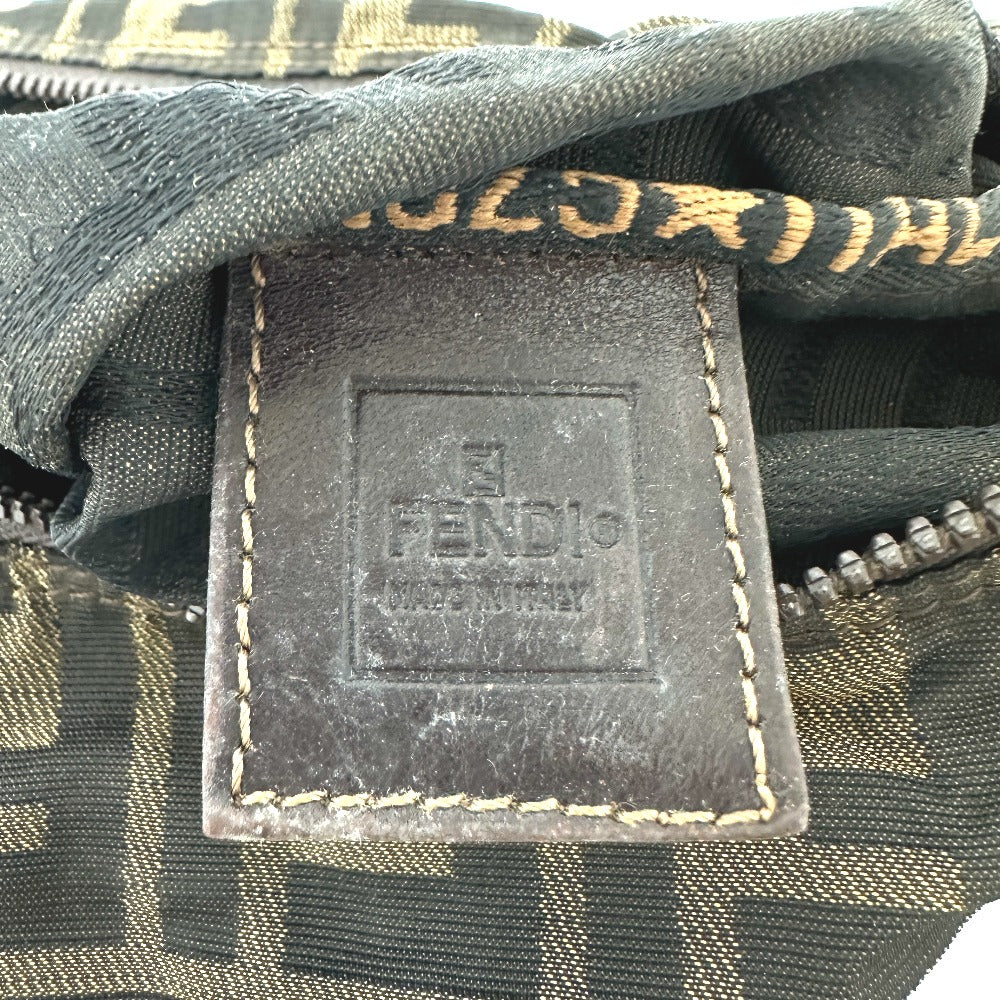 FENDI Zucca Pattern Multi Case All Over Pattern Accessory Case Pouch Canvas/Leather Women's Brown