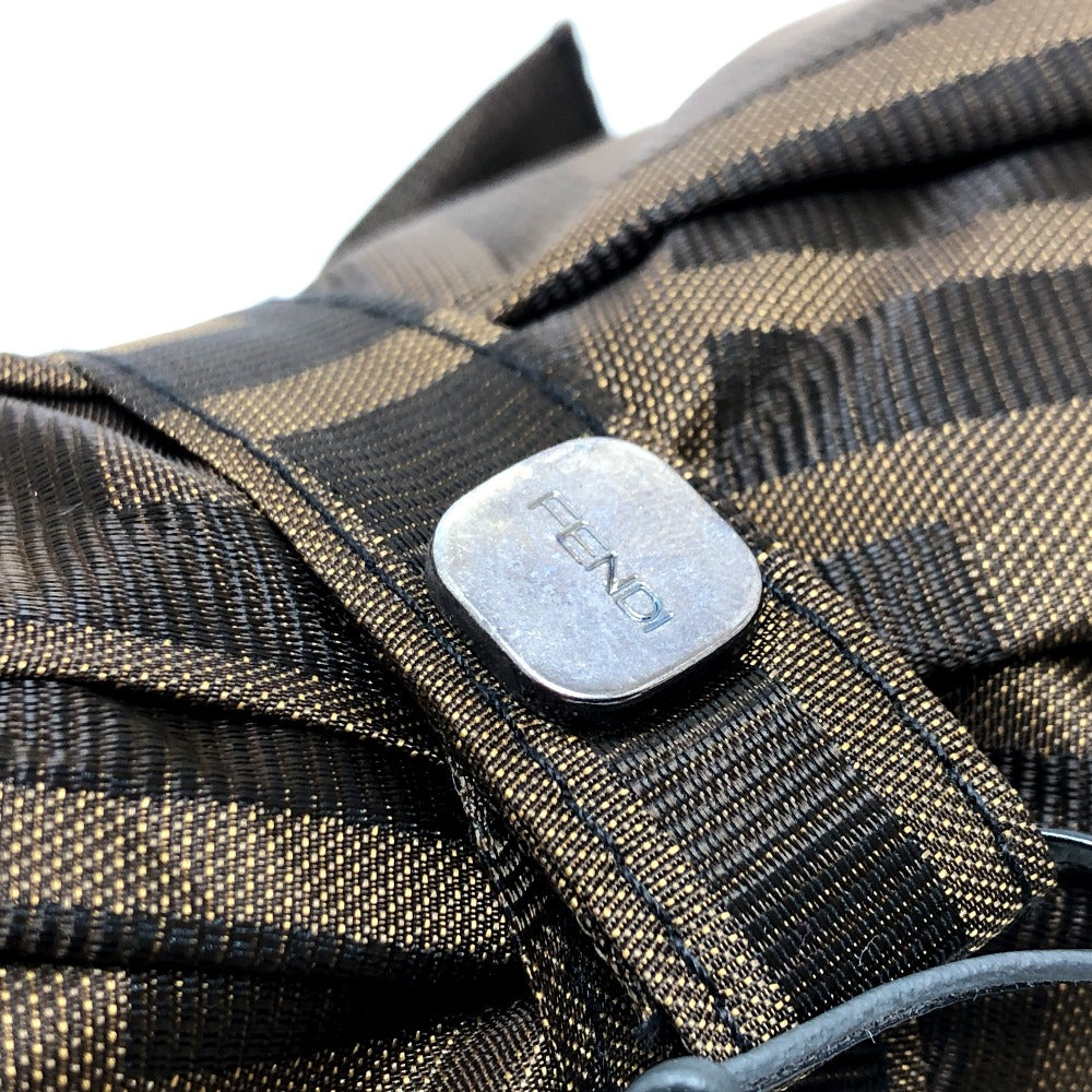 FENDI ズッカ柄  アンブレラ ケース付き 折りたたみ傘 傘 キャンバス レディース ブラウン - brandshop-reference