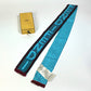 FENDI Wrappy Logo Bandeau Hair Accessory, Silk Scarf, Women's, Blue