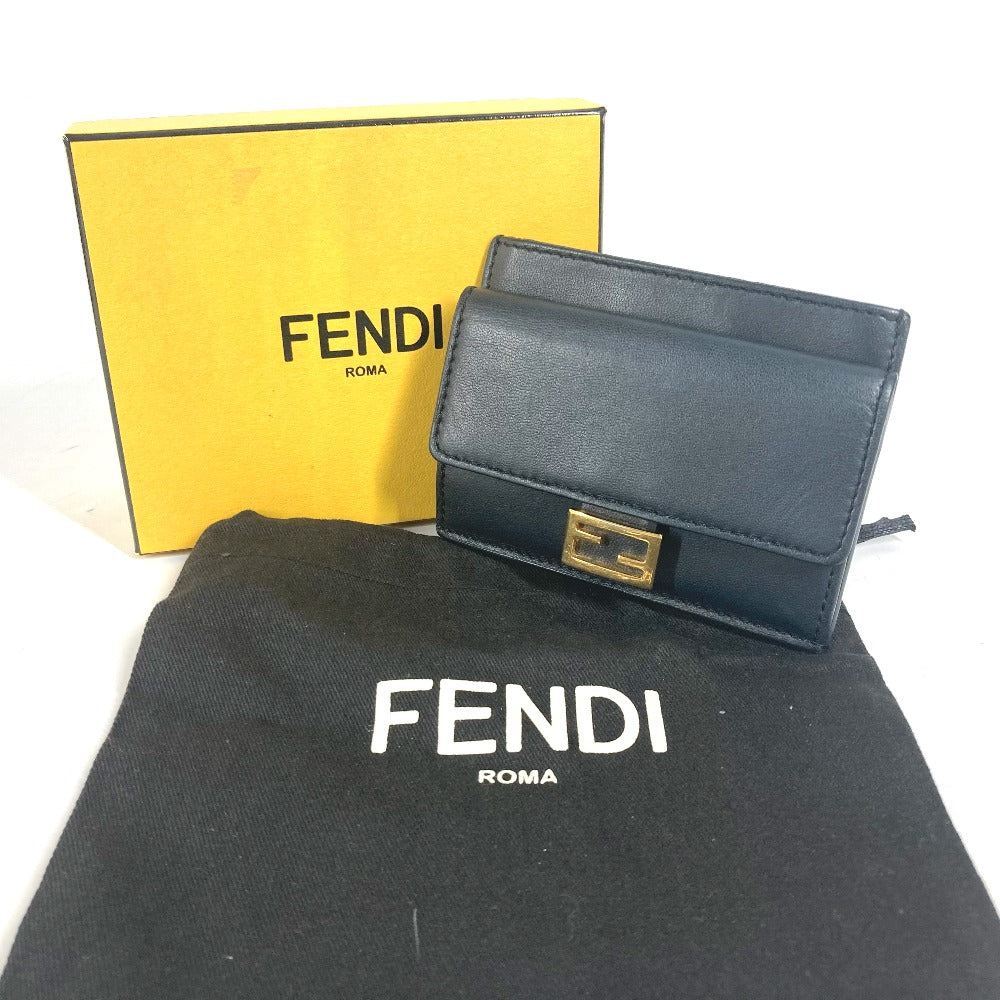 FENDI 8M0423 名刺入れ バゲット カードケース コインケース 財布 パスケース カードケース レザー レディース