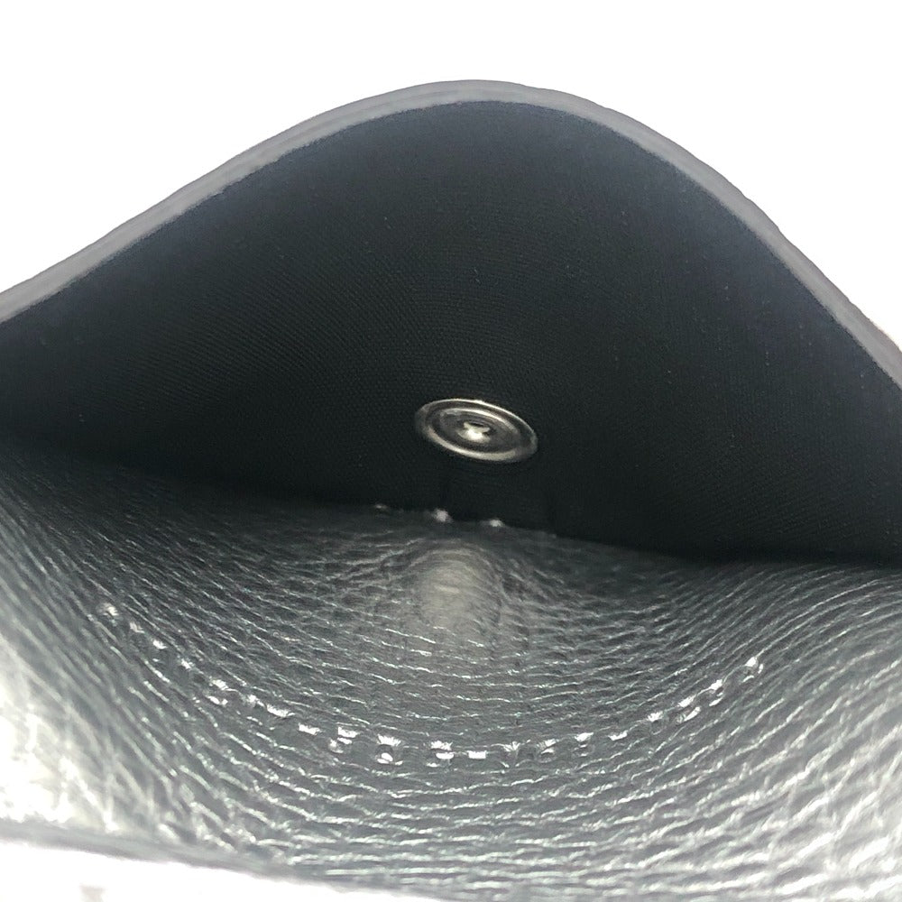 Fendi Selleria Aksesori Bifold Kad Perniagaan Pemegang Kad Jahitan Kes Kulit Perak Wanita