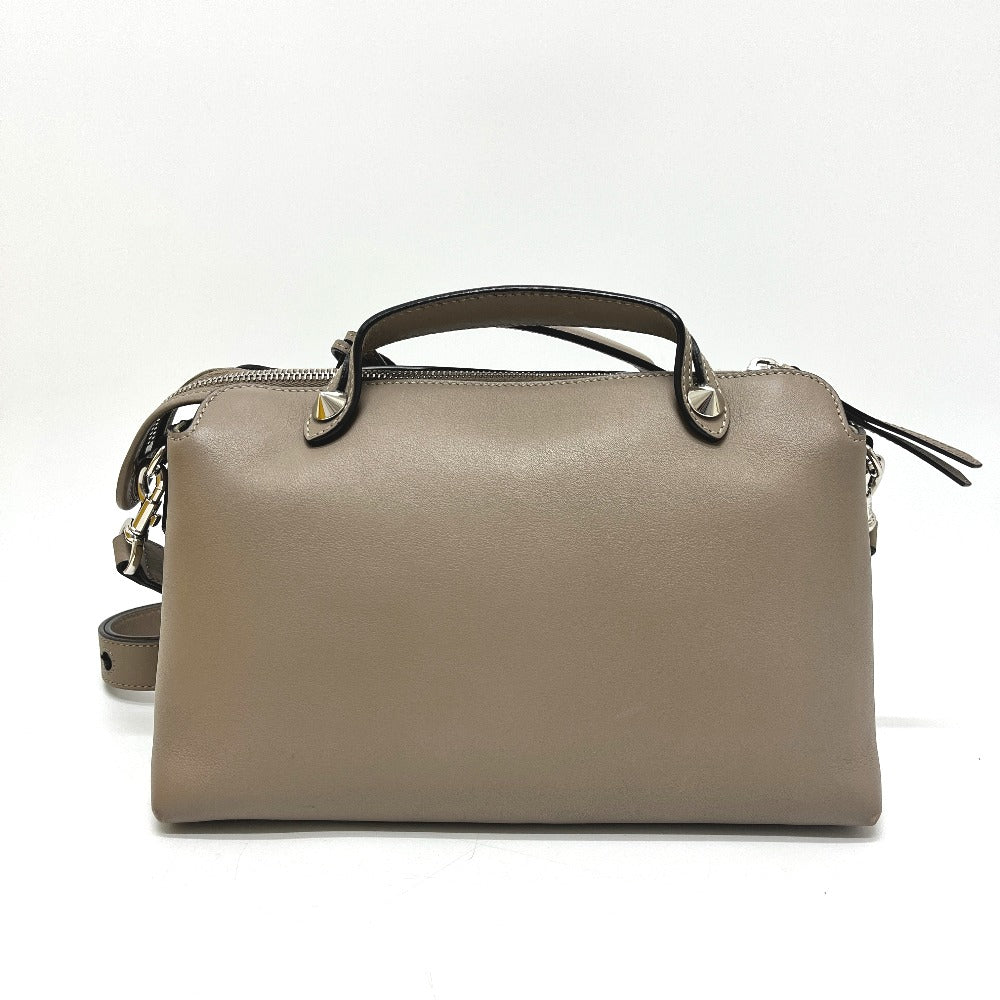 FENDI 8BL146 バイザウェイ カバン 2WAY ショルダーバッグ ハンドバッグ レザー レディース グレージュ ベージュ