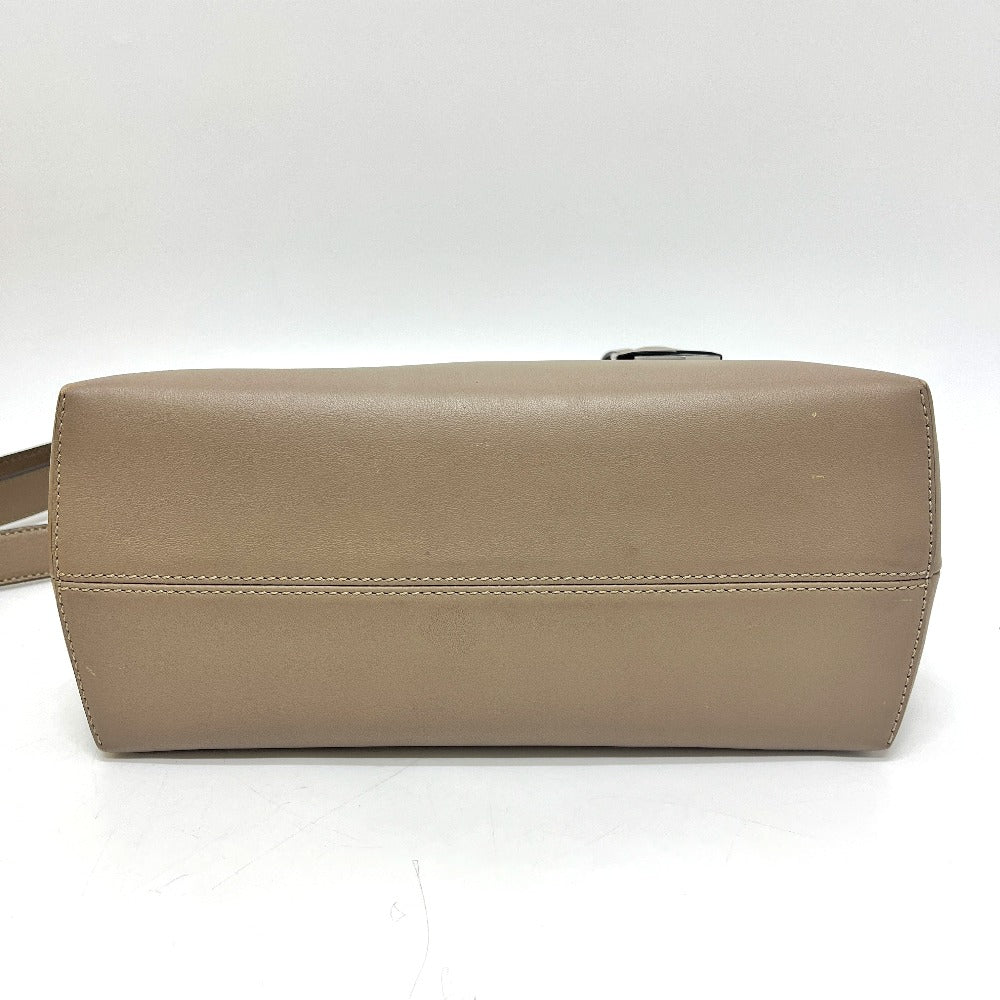 FENDI 8BL146 バイザウェイ カバン 2WAY ショルダーバッグ ハンドバッグ レザー レディース グレージュ ベージュ