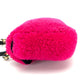 FENDI 8M0315 Mini Baguette Crossbody Pochette Shoulder Bag in Mouton, Women's, Pink and Fuchsia Pink