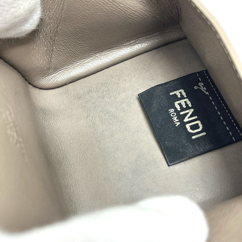 FENDI ターンロック 小銭入れ コインケース レザー レディース ベージュ