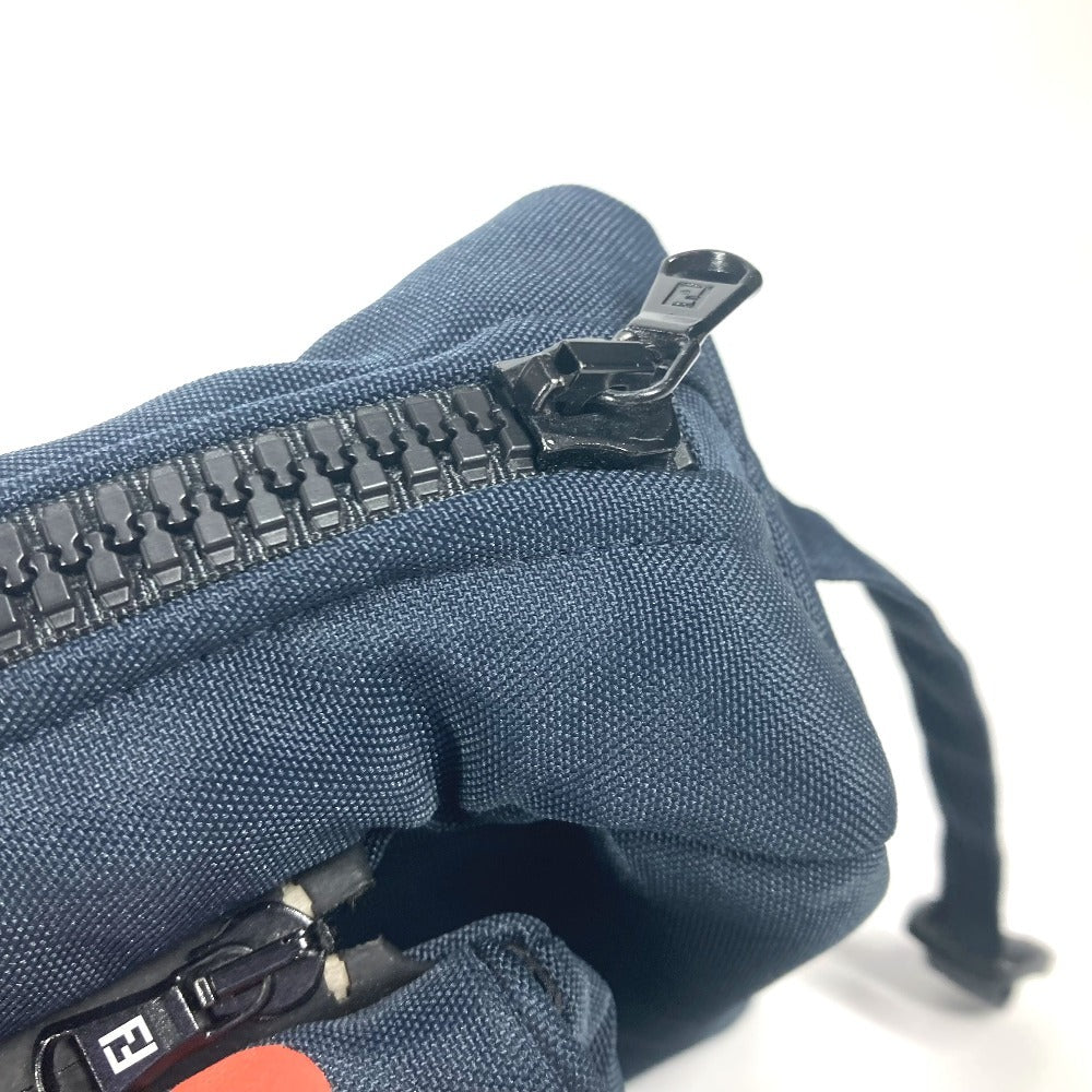 FENDI モンスターバグス ベビーカー用 カバン ポーチ ナイロン キッズ ネイビー - brandshop-reference