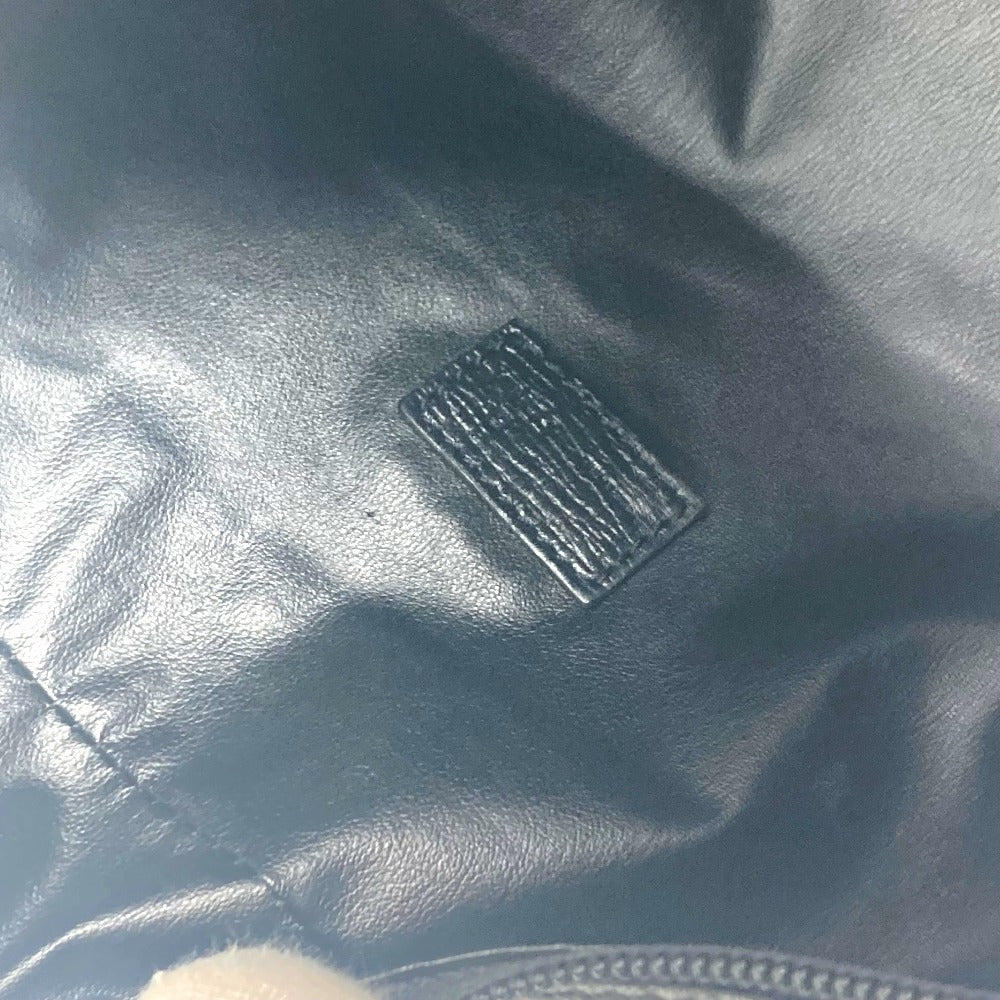 FENDI ズッカ ロゴ カバン ポーチ セカンドバッグ PVC メンズ ブラック - brandshop-reference